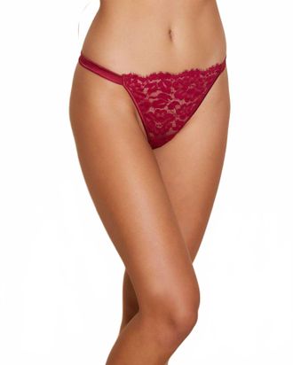 Cosabella Magnolia G-String Bottom In Deep Ruby