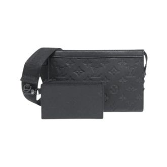 Louis Vuitton Pre-owned Pouch Schoudertas - Dames - Pre-owned - Zwart - Maat: ONE Size Leer