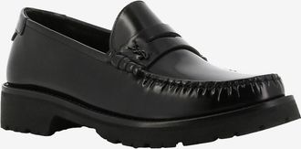 Saint Laurent Mokassins aus glasiertem Leder mit dicker Sohle Le Loafer 15