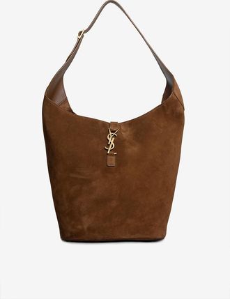 Saint Laurent Hobotasche aus Wildleder Le 5 à 7 Large