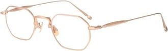 Matsuda Geometric Titanium Optical Frame - unisex - Matsuda - Glasses - Yellow - 46 MM - Accessories