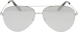 Victoria Beckham Stijlvolle zonnebril voor modebewuste vrouwen - Dames - Zonnebrillen - Grijs - ONE Size - Accessoires