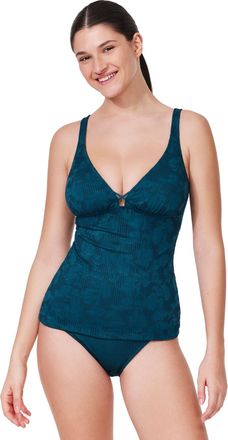 Gottex Jolene Textured V Neck Tankini Top