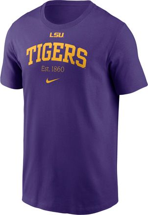 Nike LSU Primetime Logo Mantra Nike Mens College T-Shirt in Purple | N19951LLSN-TZL