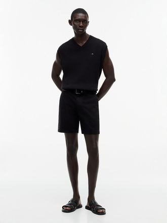 Tommy Hilfiger Mens Regular Fit 7 Comfort Waist Tommy Short - Black - 32