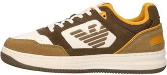 Emporio Armani Sneakers Low-Top con Logo - - Shoes - Uomo - Multicolore - 42 1/2 EU