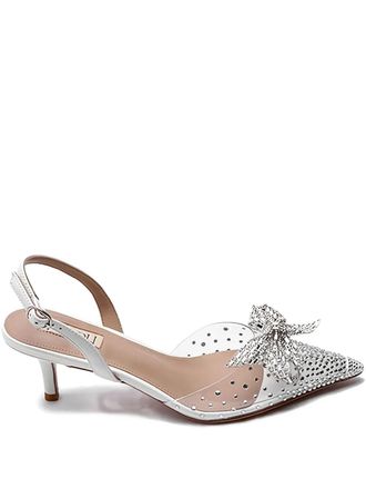 Nicoli Pumps Trudi con cristalli 50mm - Grigio
