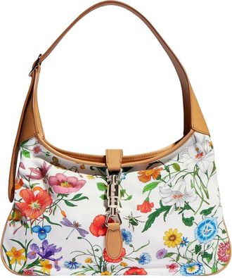 Gucci (WMNS) Gucci Jackie 1961 Medium Shoulder Bag White Multicolor 863136-FAF7N-9552