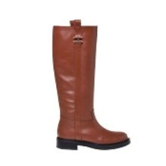 Pollini Schoenen, Dames, Bruin, 38 EU, Hoge laarzen