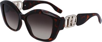 Karl Lagerfeld KL6102S 240 Womens Sunglasses Tortoiseshell Size 56