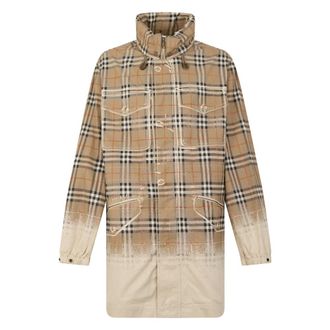 Burberry Heren, Mantels, Beige, Maat: L Katoen