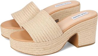 Steve Madden Trippy Womens Wedge Shoes Natural : 10 M, Synthetic