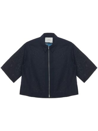 STUDIO NICHOLSON Zip Through Shirt