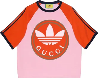 Gucci adidas x Gucci Cotton T-Shirt Pink 722927-XJE1E-5454