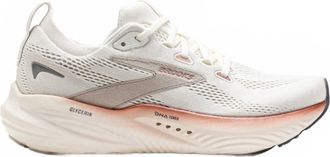 Brooks Womens Glycerin 22 Running Shoes In Coconut/chateau/rose
