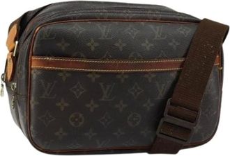 Louis Vuitton Pre-owned Cross Body Bags, female, Brown, Size: ONE SIZE Pre-owned Canvas Cross Body Bag