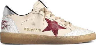 Golden Goose ball star beige leather sneakers