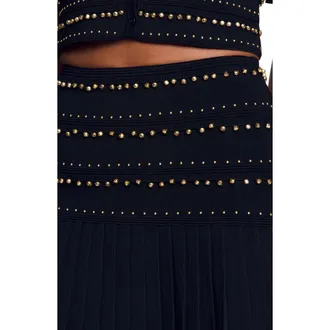 Sandro Short skirt with tassels in Black at Nordstrom, Size 38