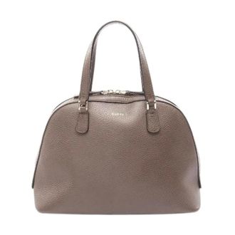 Gucci Pre-owned Handbags, female, Brown, Size: ONE SIZE Pre-owned Leather Handbag