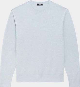 Theory Men & apos;s Riland Jacquard Crewneck Sweater