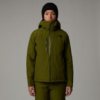The North Face Womens Womens Descendit Jacket - Olive - Size X-Small