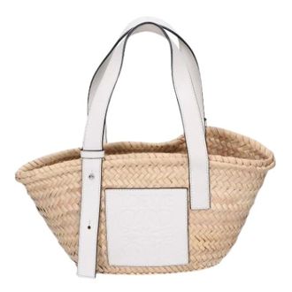 Loewe Pre-owned Tote Bags, female, Beige, Size: ONE SIZE Pre-owned Basket Handbag