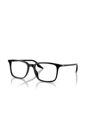 Ray-Ban 53mm Rectangle optical glasses in Black at Nordstrom