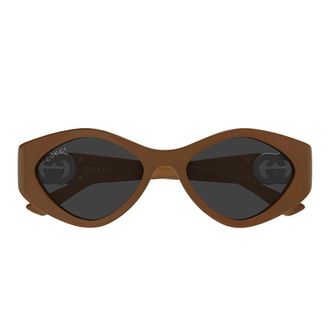 Gucci Sunglasses Gg2121 S 004 Mud Brown/Grey Women