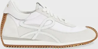 Loewe Flow Runner Suede and Leather Sneakers