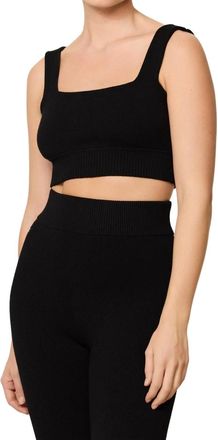 Lune Active Olly Knit Bra In Black