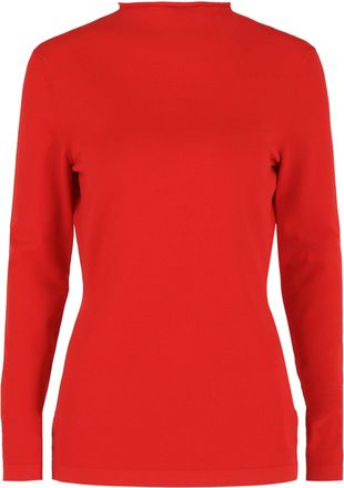 Ferragamo Stretch Jersey Mock-Neck Shirt