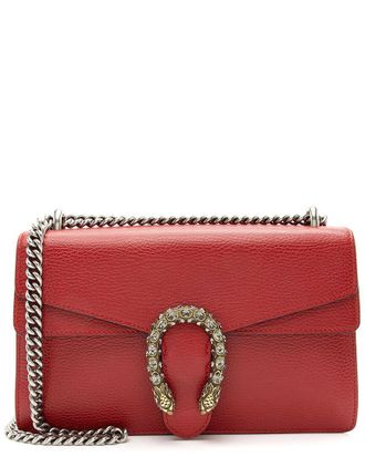 Gucci Red Crystal & Leather Dionysus Medium Shoulder Bag (Authentic Pre-Loved)