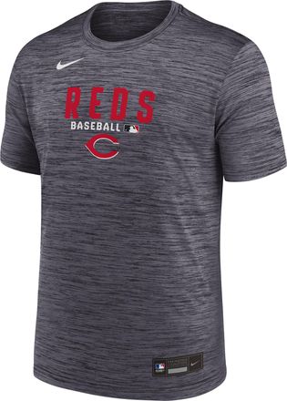 Nike Cincinnati Reds Authentic Collection Nike Mens Dri-FIT MLB T-Shirt in Black | 02ER00ARED-RMG