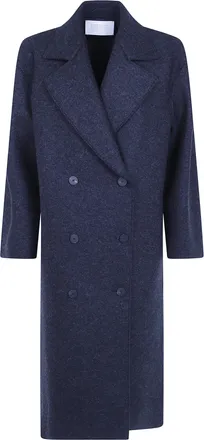 Harris Wharf London Coat Long Double Breasted Oversized