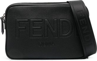 Fendi Roma Camera Case shoulder bag - unisex - Calf Leather - OS - Black