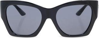 Versace Cat-eye Zonnebril - Dames - Zonnebrillen - Zwart - 55 MM - Accessoires