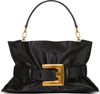Balmain Medium Anthem Bag - Dames - Handtassen - Zwart - ONE Size - Leer - Tassen