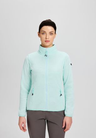 Icepeak Fleecejacke ICEPEAK AIKES, Damen, Gr. XXL, light gr&uuml;n, Obermaterial: 100% Polyester, Jacken Fleecejacke, sportlicher Stil, f&uuml;r Sport- und Outdooraktiv
