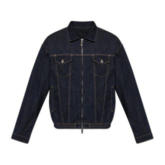 Dsquared2 Denim Jackets, male, Blue, Size: XL Denim Jacket