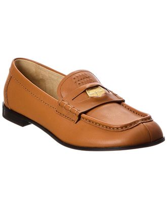 Miu Miu Leather Penny Loafer