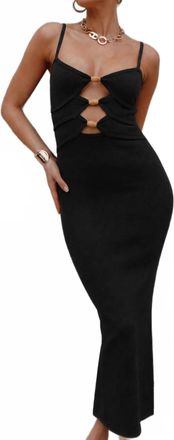 Runaway The Label Normani Cutout Midi Dress In Black