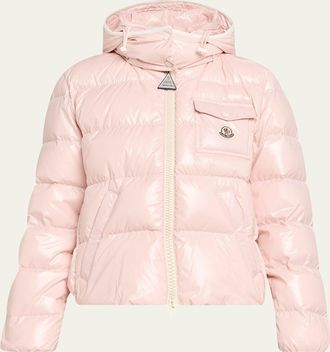 Moncler Andro Hooded Short Down Jacket
