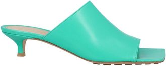 Bottega Veneta Stretch Muiltjes met Hak - Dames - Muiltjes - Blauw - 37 1/2 EU - Leer - Schoenen