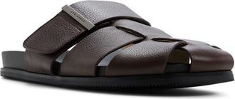 Ted Baker Brixham Slide Sandal in Dark Brown at Nordstrom, Size 10