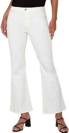 Liverpool L.A. Hannah Front Seam Flare Jeans in Bone White at Nordstrom Rack, Size 16 (Similar To 16W-18W)