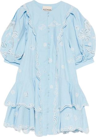 Alemais Maizy Embroidered Mini Dress