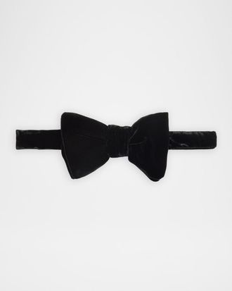 Tom Ford Men & apos;s Pre-Tied Velvet Bow Tie