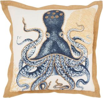 Saro Lifestyle Octopus Down-Filled Pillow