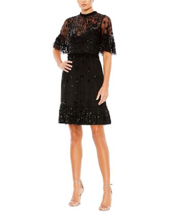 Mac Duggal High Neck Mini Dress