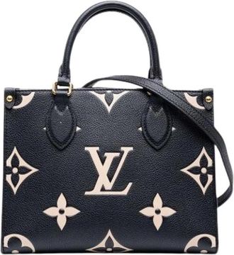 Louis Vuitton Pre-owned Onthego Tote - Dames - Vintage Shopper - Zwart - ONE Size - Leer - Vintage
